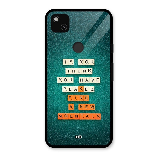 New Mountain Glass Back Case for Google Pixel 4a