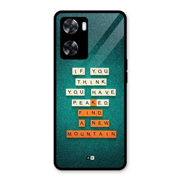 New Mountain Glass Back Case for Oppo A77s