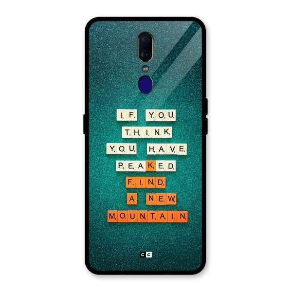 New Mountain Glass Back Case for Oppo F11