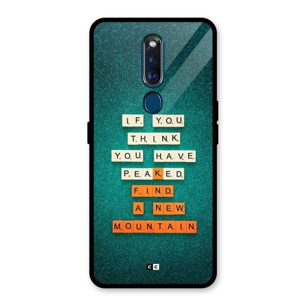 New Mountain Glass Back Case for Oppo F11 Pro