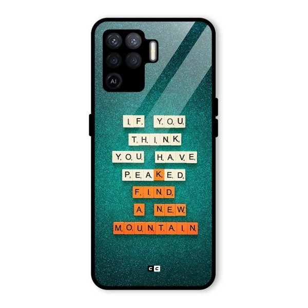 New Mountain Glass Back Case for Oppo F19 Pro