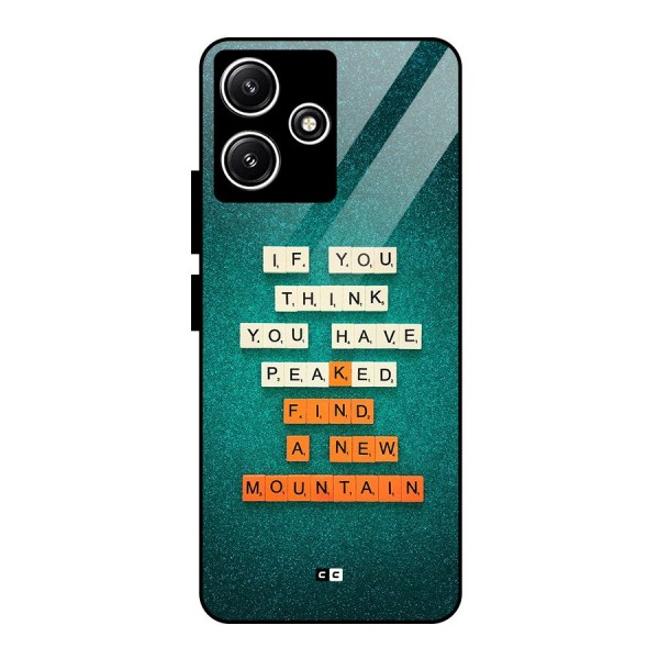 New Mountain Glass Back Case for Poco M6 Pro