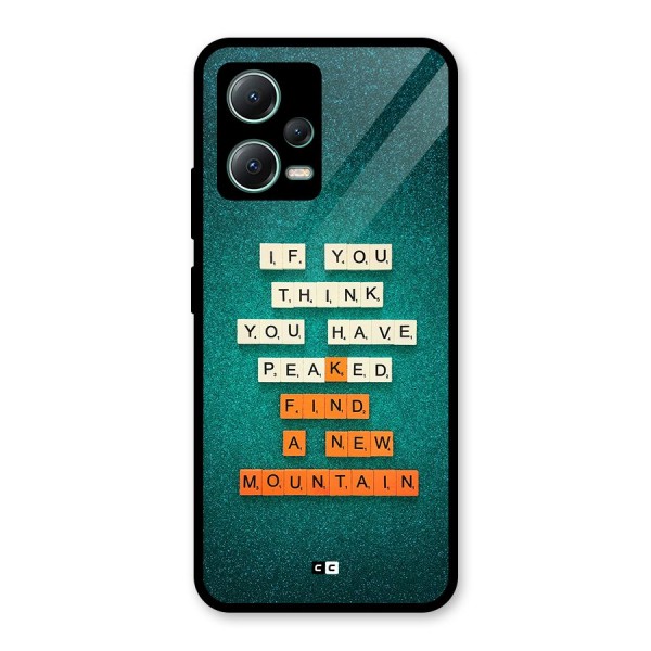 New Mountain Glass Back Case for Poco X5