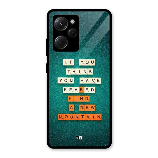 New Mountain Glass Back Case for Poco X5 Pro