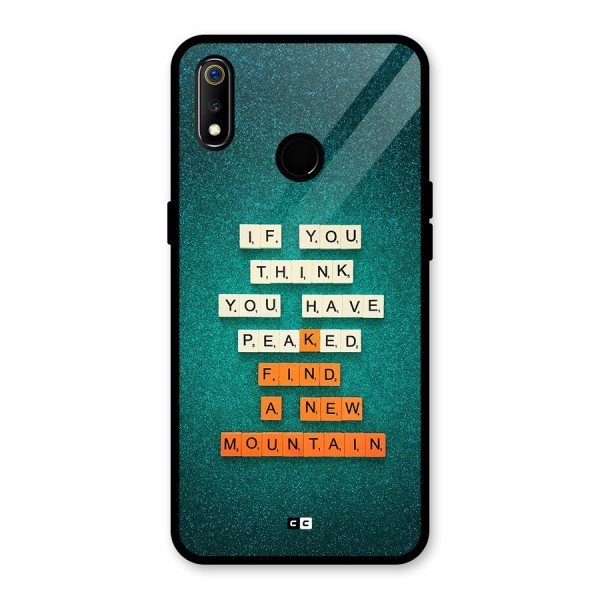 New Mountain Glass Back Case for Realme 3