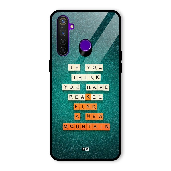 New Mountain Glass Back Case for Realme 5 Pro