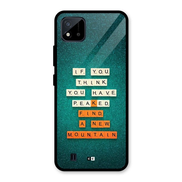 New Mountain Glass Back Case for Realme C11 2021