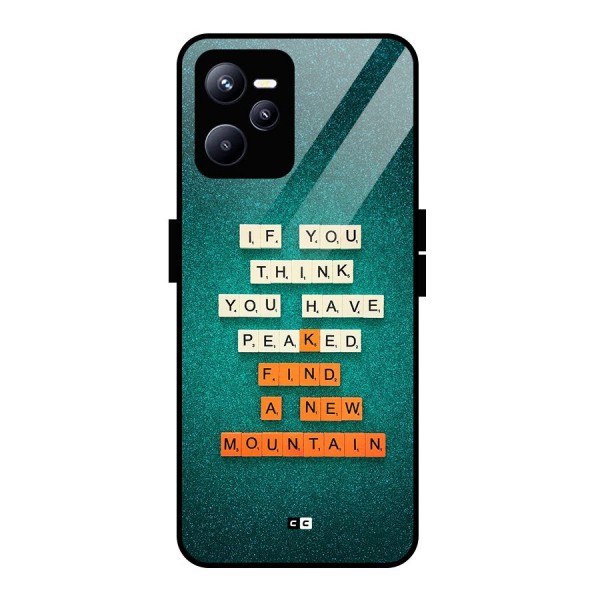 New Mountain Glass Back Case for Realme C35