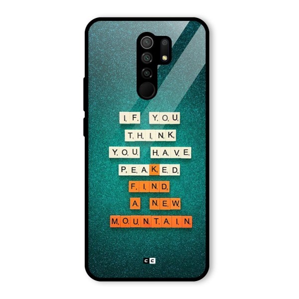 New Mountain Glass Back Case for Redmi 9 Prime