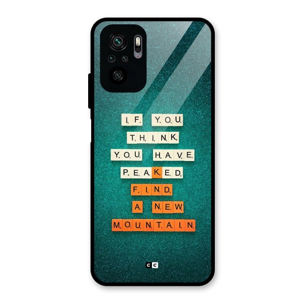 New Mountain Glass Back Case for Redmi Note 10