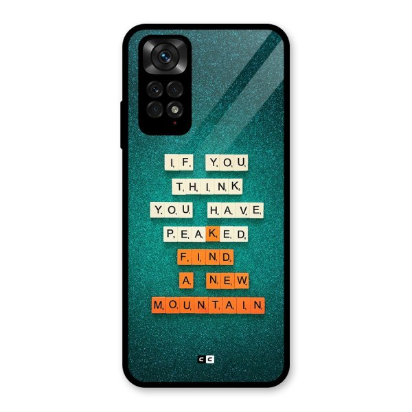 New Mountain Glass Back Case for Redmi Note 11