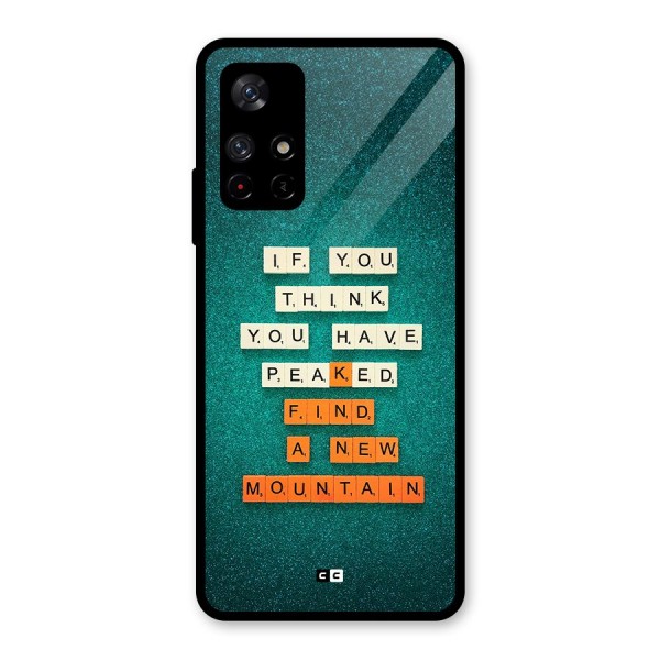 New Mountain Glass Back Case for Redmi Note 11T 5G