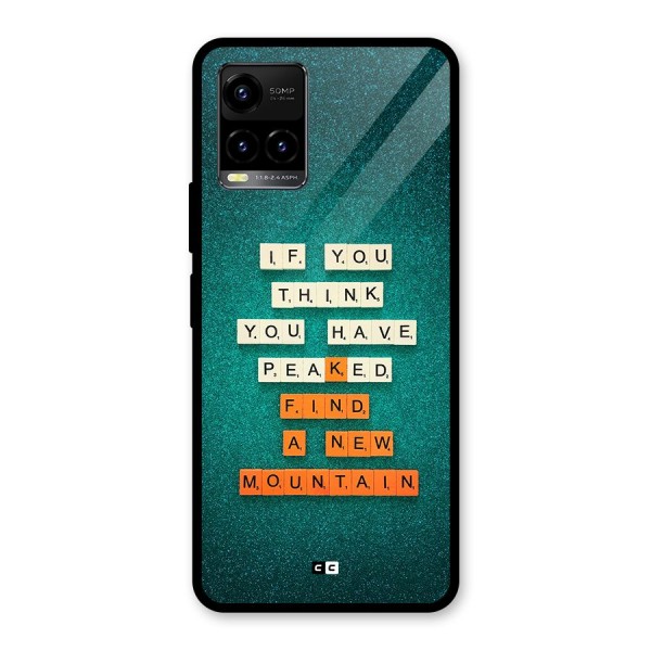 New Mountain Glass Back Case for Vivo Y21A