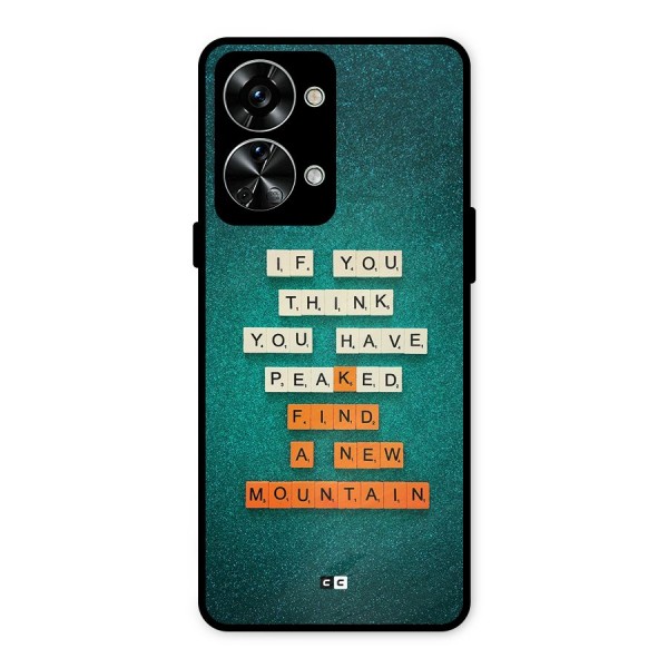 New Mountain Metal Back Case for OnePlus Nord 2T