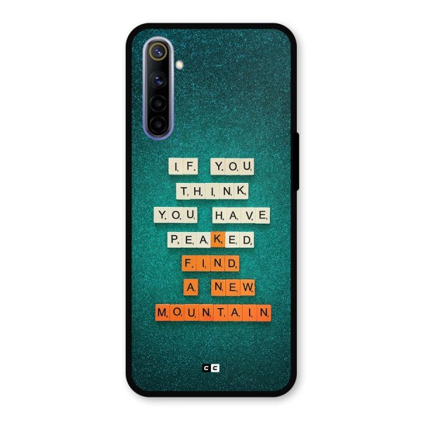 New Mountain Metal Back Case for Realme 6