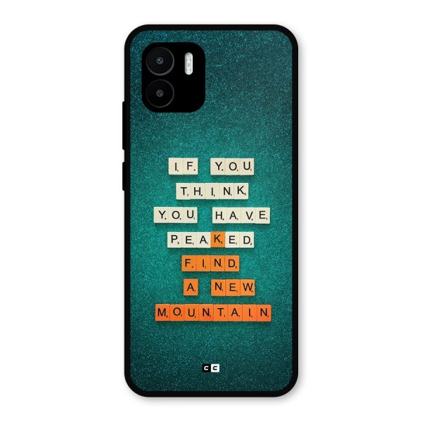 New Mountain Metal Back Case for Redmi A2