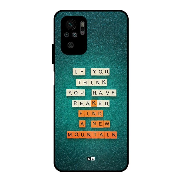 New Mountain Metal Back Case for Redmi Note 10S