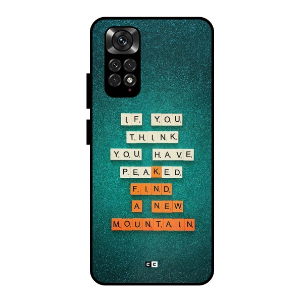 New Mountain Metal Back Case for Redmi Note 11 Pro