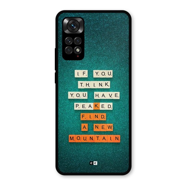 New Mountain Metal Back Case for Redmi Note 11s