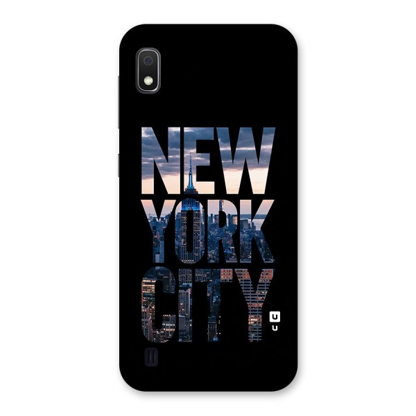 New York City Back Case for Galaxy A10