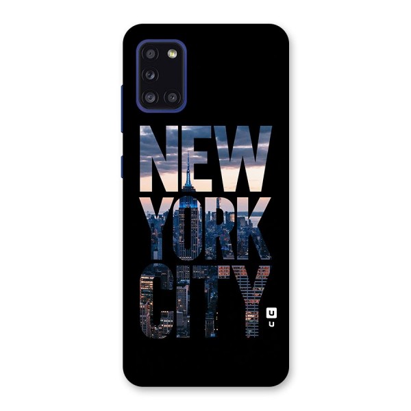 New York City Back Case for Galaxy A31