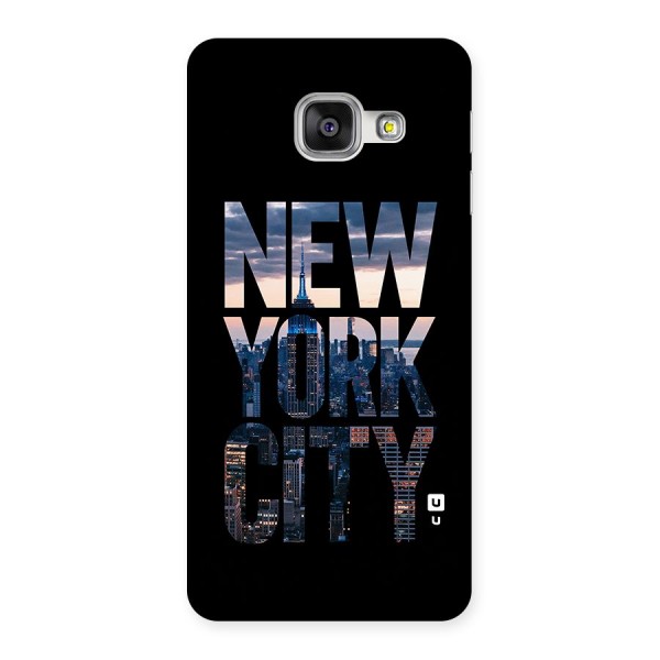 New York City Back Case for Galaxy A3 2016