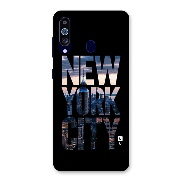 New York City Back Case for Galaxy A60