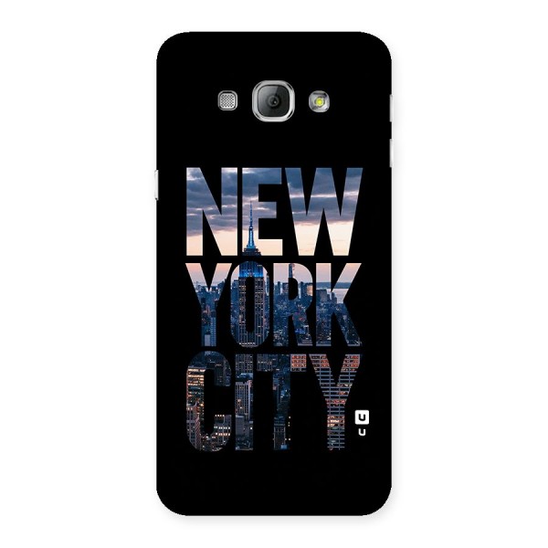 New York City Back Case for Galaxy A8