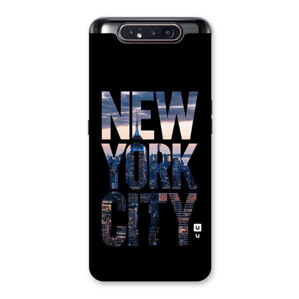 New York City Back Case for Galaxy A80