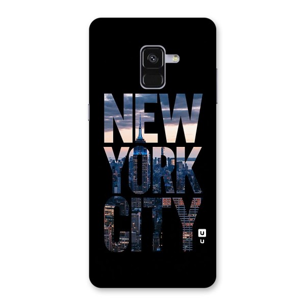 New York City Back Case for Galaxy A8 Plus