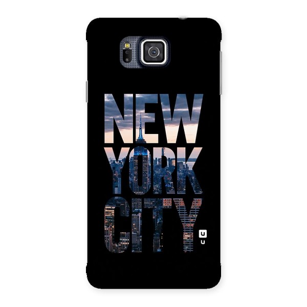 New York City Back Case for Galaxy Alpha