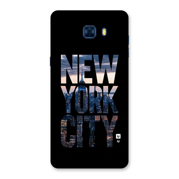 New York City Back Case for Galaxy C7 Pro