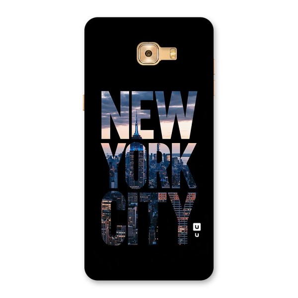 New York City Back Case for Galaxy C9 Pro