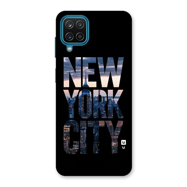 New York City Back Case for Galaxy F12