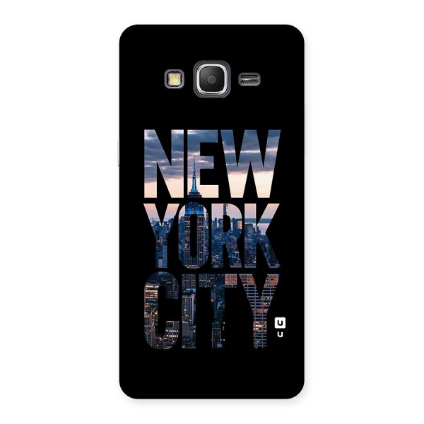 New York City Back Case for Galaxy Grand Prime