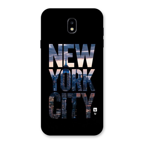 New York City Back Case for Galaxy J7 Pro