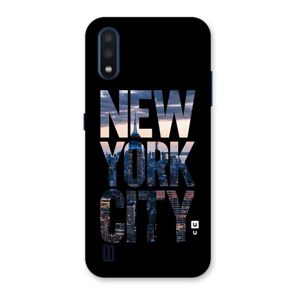 New York City Back Case for Galaxy M01