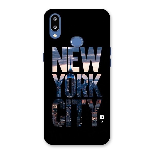 New York City Back Case for Galaxy M01s