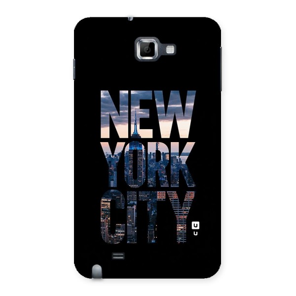 New York City Back Case for Galaxy Note