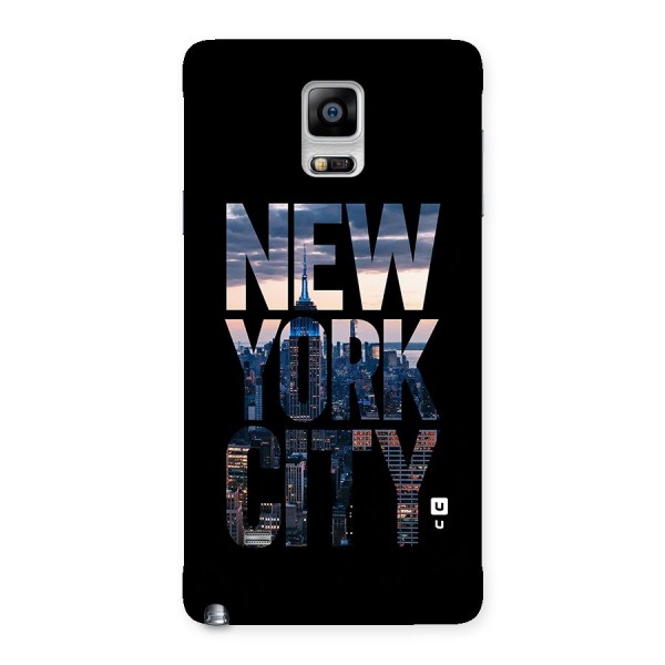 New York City Back Case for Galaxy Note 4