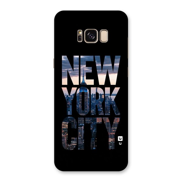 New York City Back Case for Galaxy S8 Plus