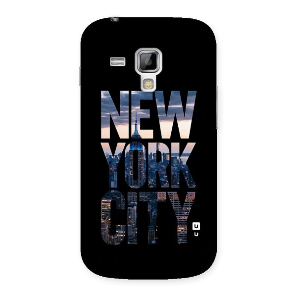 New York City Back Case for Galaxy S Duos