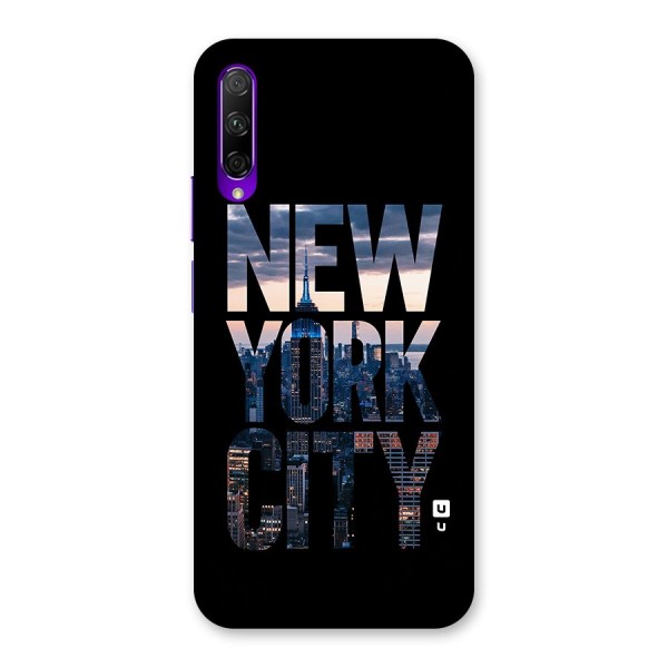New York City Back Case for Honor 9X Pro