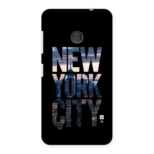 New York City Back Case for Lumia 530