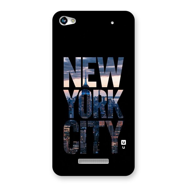 New York City Back Case for Micromax Hue 2