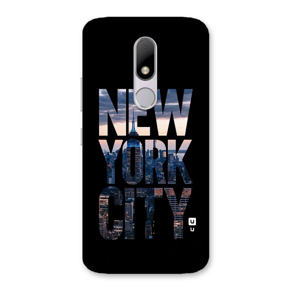 New York City Back Case for Moto M