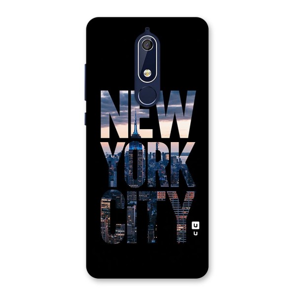 New York City Back Case for Nokia 5.1