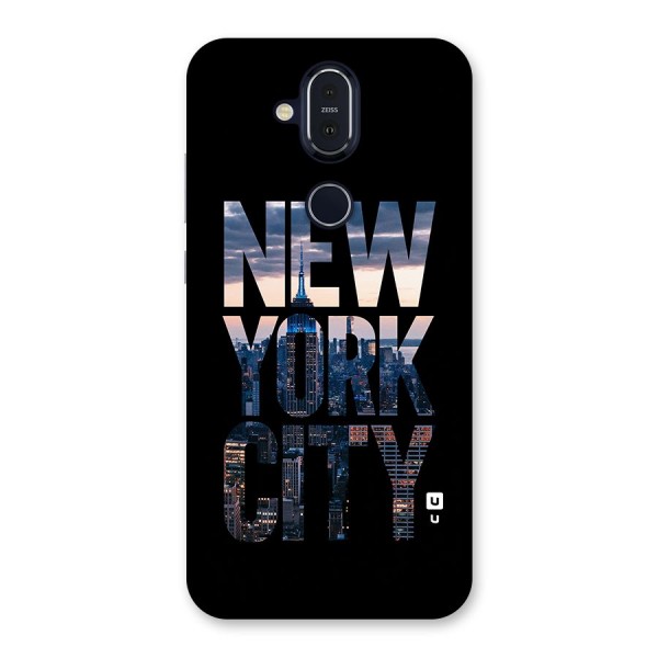 New York City Back Case for Nokia 8.1