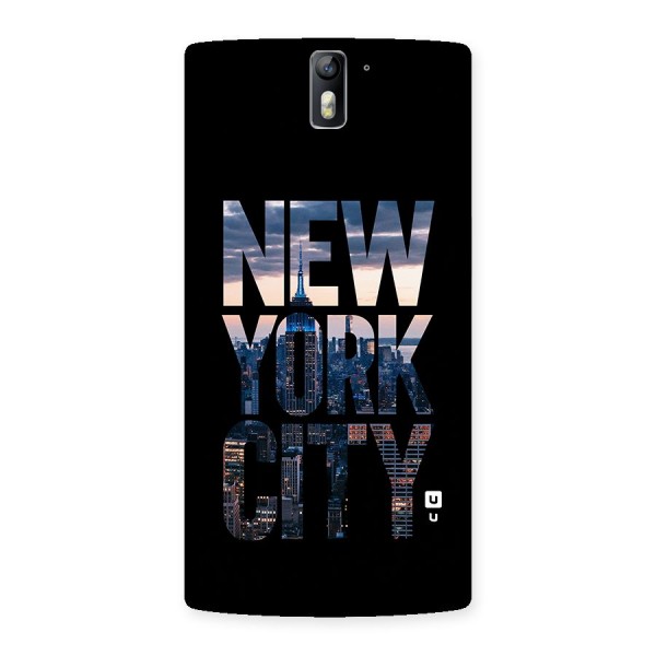 New York City Back Case for One Plus One