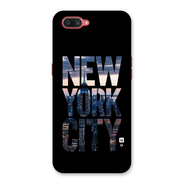 New York City Back Case for Oppo A3s